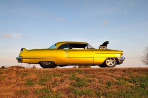 1956 Cadillac Coupe Otomobil Araçlar Kanvas Tablo