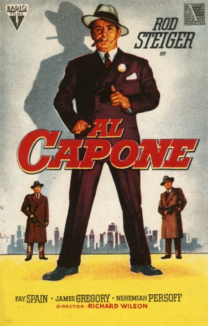 Al Capone Retro Afiş Kanvas Tablo