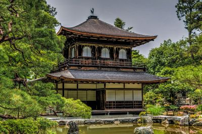 Ancient Architecture Asia Ginkaku Ji Japon Evleri Kyoto