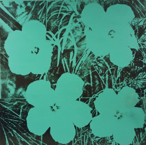 Andy Warhol Çiçekler Klasik Sanat Kanvas Tablo