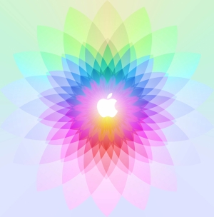Apple Renkler Dijital ve Fantastik Kanvas Tablo