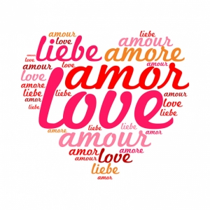 Aşk ve Sevgi Sözçükleri Aşk & Sevgi Kanvas Tablo