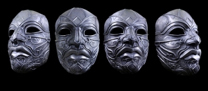 Assassins Creed Türk Maskeleri Fotoğraf Kanvas Tablo