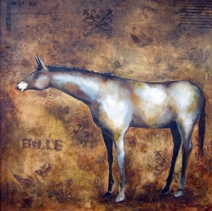 Atlar 5, Yılkı Atı, Hayvanlar Alemi Dekoratif Kanvas Tablo