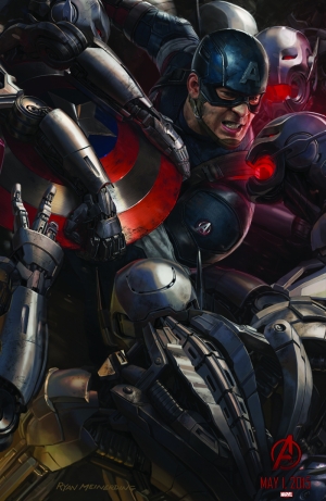 Avengers - Yenilmezler Captain Amerika Süper Kahramanlar Kanvas Tablo