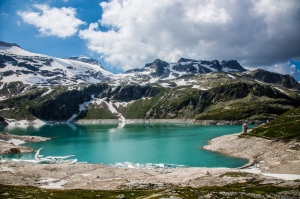 Avusturya Alp Gölleri Dağları 1 HD Doğa Manzaraları Kanvas Tablo