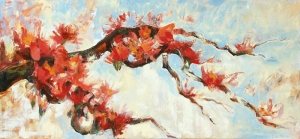 Baharın Gelişi Yağlı Boya Sanat Kanvas Tablo