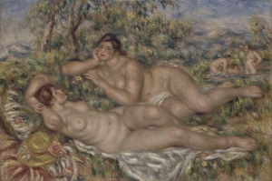 Banyo Yapanlar, Pierre August Renoir The Bathers, Klasik Sanat Kanvas Tablo