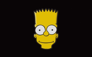 Bart Simpson Popüler Kültür Kanvas Tablo