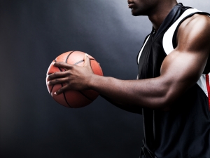 Basketbol ve Oyuncu Spor Kanvas Tablo