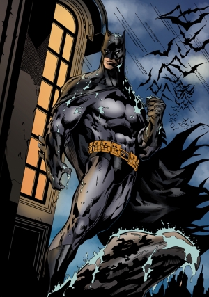 Batman Çizgi Roman Çizim Süper Kahramanlar Kanvas Tablo