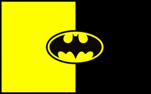 Batman Klasik Logo 2 Süper Kahramanlar Kanvas Tablo