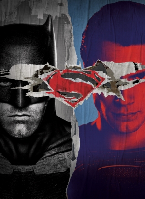 Batman ve Süperman Alternatif Poster Süper Kahramanlar Kanvas Tablo