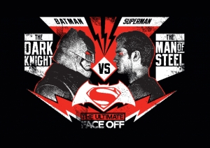 Batman vs Süperman Afiş Kanvas Tablo 2