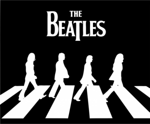 Beatles Siyah Beyaz Popüler Kültür Kanvas Tablo