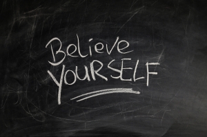 Believe Youself Motivasyon Fotoğraf Kanvas Tablo
