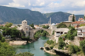 Bosna 4 Dünyaca Ünlü Şehirler Kanvas Tablo