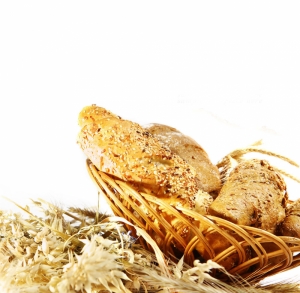 Buğday Tahıl Unlu Mamülleri Ekmek Sepeti 2 Lezzetler Kanvas Tablo
