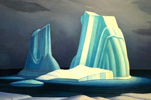 Buz Dağları, Lawren Harris Klasik Sanat Kanvas Tablo