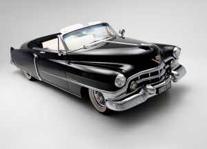 Cadillac Klasik Otomobiller Cady 1950 4 Siyah Eski Amerikan Klasik Arabalar Kanvas Tablo