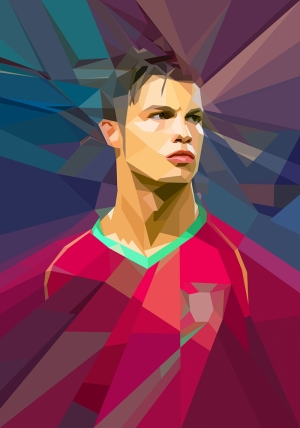 Christiano Ronaldo CR7 Portekiz Futbol Star Kanvas Tablo