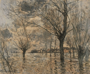 Claude Monet Kompozisyon Yağlı Boya Sanat Kanvas Tablo