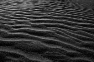 Çöl Siyah Beyaz Fotoğraf Kanvas Tablo