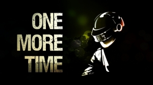 Daft Punk One Mor Time Popüler Kültür Kanvas Tablo
