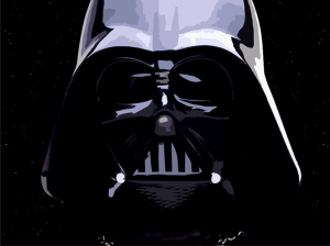 Darth Vader Helmet Star Wars Kanvas Tablo