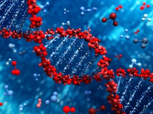 DNA Abstract Dijital ve Fantastik Kanvas Tablo