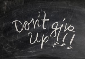 Dont Give Up Motivasyon Fotoğraf Kanvas Tablo