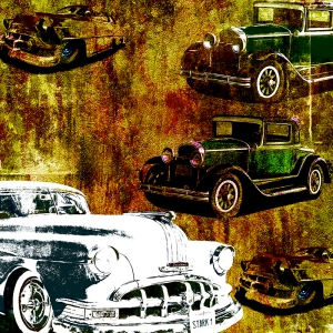 Eski Arabalar, Klasik Araçlar-16 Sanat Kanvas Tablo Arttablo