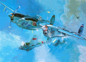 Eski Savaş Uçak Gökyüzü Bombardıman Çizim İllustrasyon Kanvas Tablo