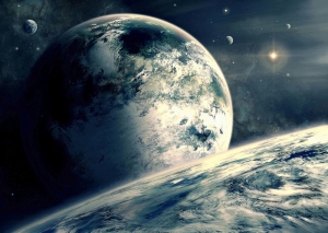 Evren Dünya & Uzay Kanvas Tablo