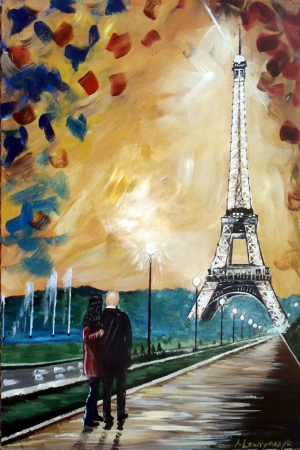 Eyfel Paris, Fransa 1 Dekoratif Kanvas Tablo