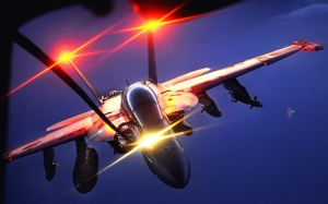 F18 Jet Uçak Savaş Gökyüzü