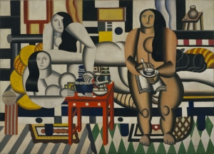 Fernand Leger Üç Kadın Soyut Yağlı Boya Klasik Sanat Canvas Tablo