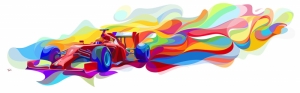 Ferrari Fantastik Abstract Kanvas Tablo