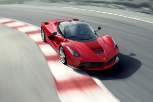Ferrari Pistte Yarış Kanvas Tablo