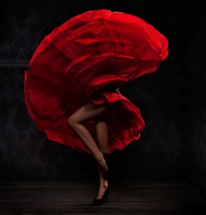 Flamenco Danscısı 2 Fotoğraf Kanvas Tablo