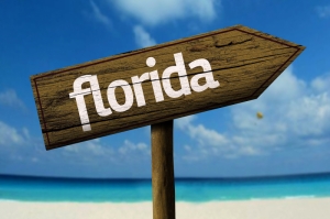 Florida İşareti Fotoğraf Kanvas Tablo