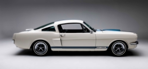 Ford Mustang 1966 Model 5 Klasik Otomobil Araçlar Kanvas Tablo