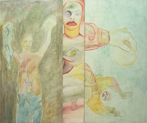 Francesco Clemente Değişim Soyut Yağlı Boya Klasik Sanat Kanvas Tablo