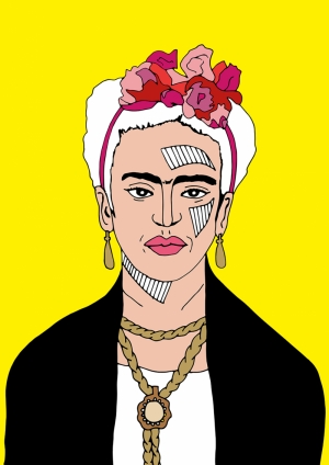 Frida Popüler Kültür Kanvas Tablo