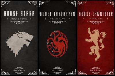 Gameofthrones Stark Lannister Targaryen Dragons Best Raven Wolf