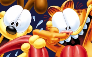 Garfield ve Odi Bebek & Çocuk Dünyası Kanvas Tablo