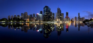 Gece Şehir Manzarası 2 Dünyaca Ünlü Şehirler Kanvas Tablo