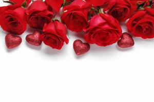Güller ve Kalp 3 Aşk & Sevgi Kanvas Tablo