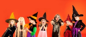 Halloween Group Of Children Bebek & Çocuk Dünyası Kanvas Tablo