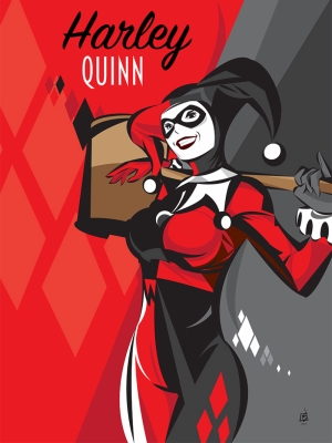 Harley Quinn Süper Kahramanlar Kanvas Tablo